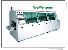 全自動無鉛製程加長型紅外線-預熱雙波銲錫機